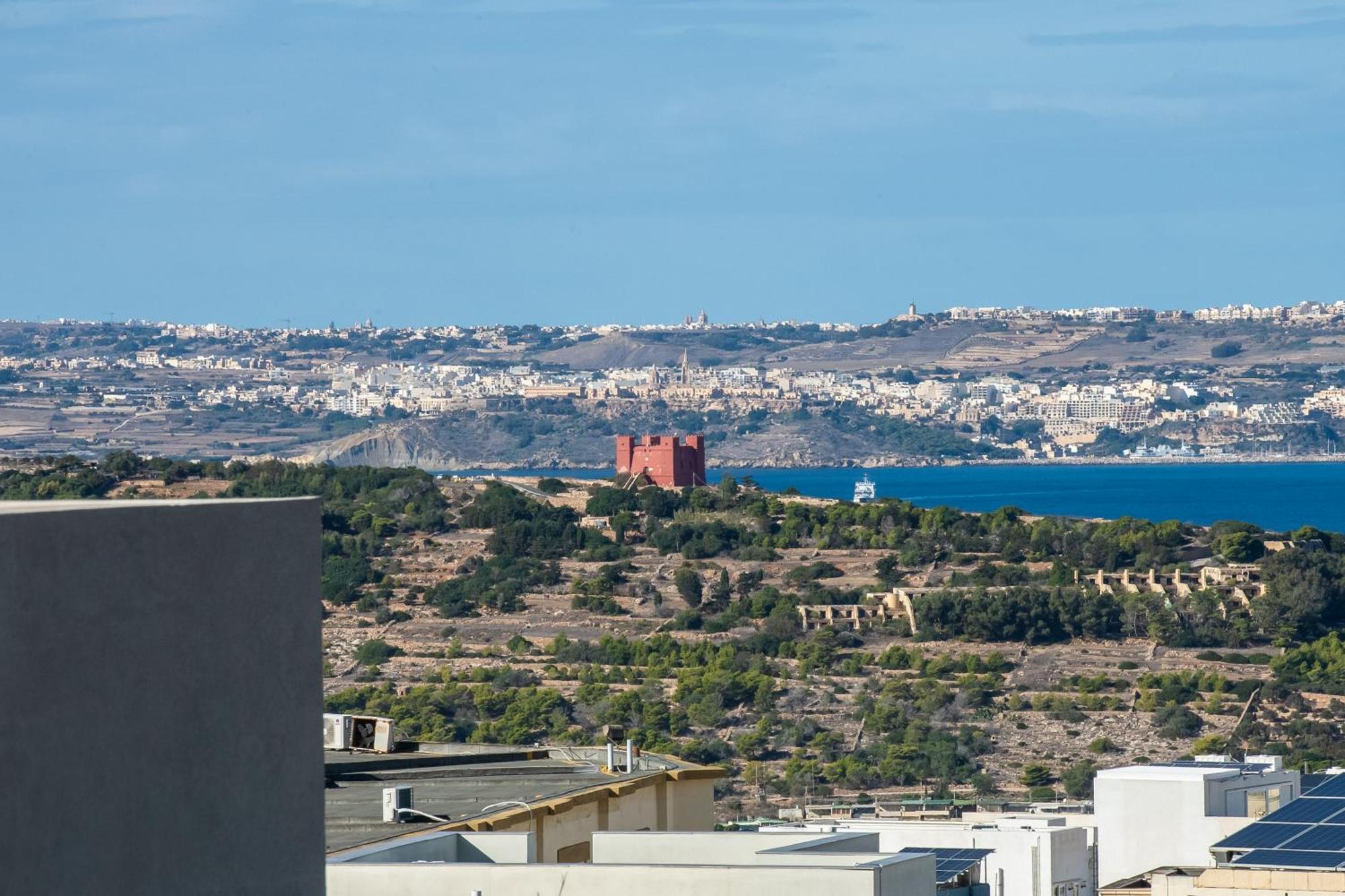 Francis Flats Modern Penthouse Leilighet Mellieħa Eksteriør bilde